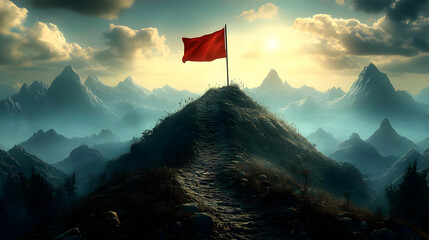 Red Flag Summit: Conquer Mountain Path to Success