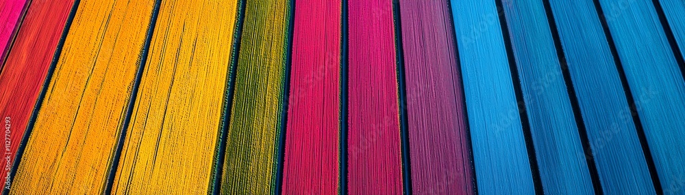 Aufkleber vibrant colored lines creating a stunning abstract pattern for artistic backgrounds.