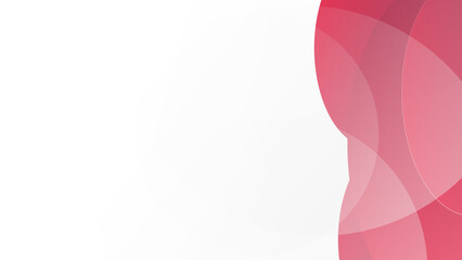 Naklejka premium modern and minimalist red background with abstract geometric on white background