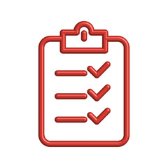Checklist icon design template