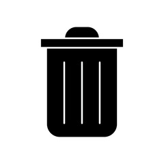 Delete icon Vector flat thin line illustration