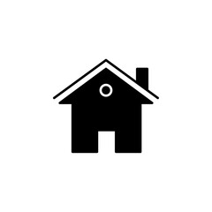 Shelter icon Vector flat thin line illustration