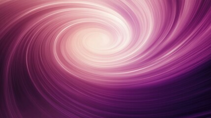 A vibrant abstract swirl design in shades of purple and pink.