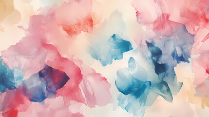 Fototapeta premium Motif abstrait fluide en tons pastel sur fond clair. Lumina. Illustration