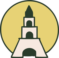 Obraz premium landmark svg icon