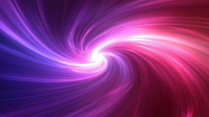 Obraz premium A vibrant swirl of purple and pink light creating a dynamic abstract background.