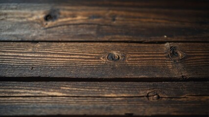 Obraz premium Wooden surface background with space for text