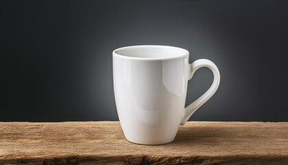 A white coffee mug isolated on a transparent background, perfect for showcasing your favorite beverage, ideal for promotional materials, product displays, or creative design projects.