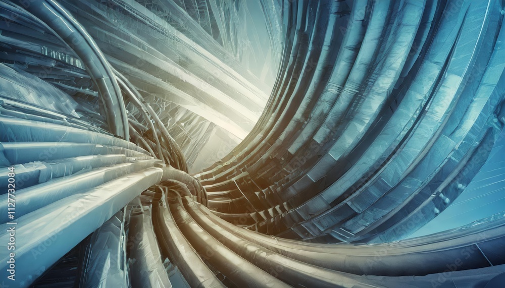 Poster this abstract background showcases a dynamic blend of fluid gradient hues and smooth textures, perfe