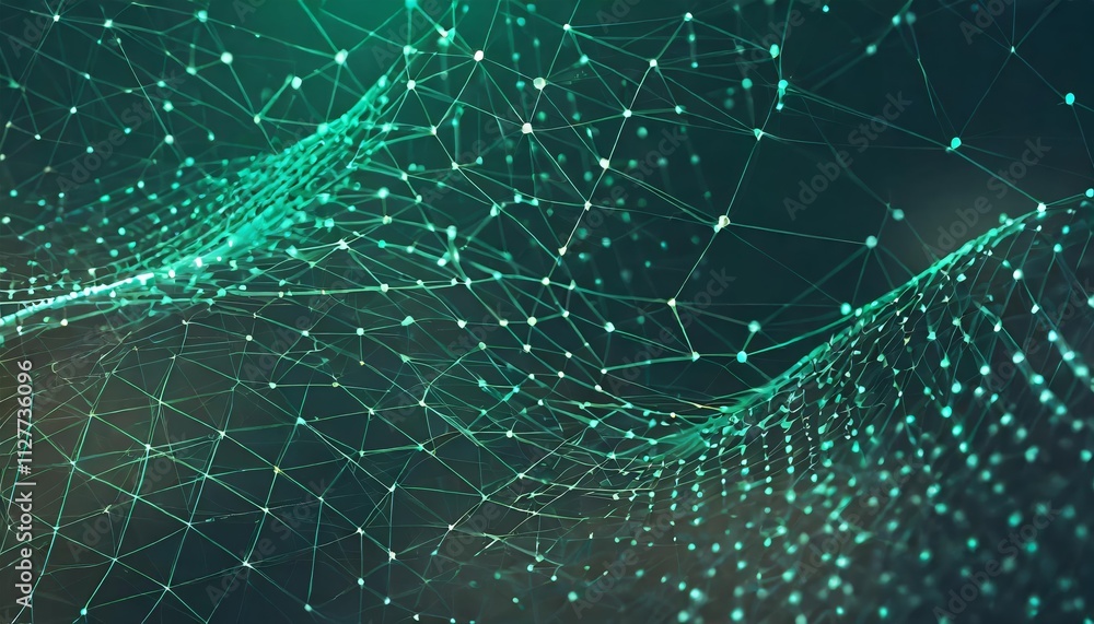 Poster abstract digital background: a versatile design for technological processes, neural networks, and mo