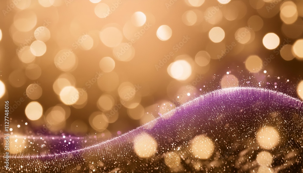 Poster stunning abstract purple sparkle particles background - a captivating visual experience of glitterin