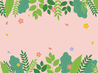 春のイメージ背景_ベクターイラスト