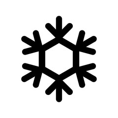 Snowflake winter clip art design on plain white transparent isolated background for card, shirt, hoodie, sweatshirt, apparel, card, tag, mug, icon, poster or badge