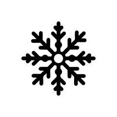 Snowflake winter clip art design on plain white transparent isolated background for card, shirt, hoodie, sweatshirt, apparel, card, tag, mug, icon, poster or badge