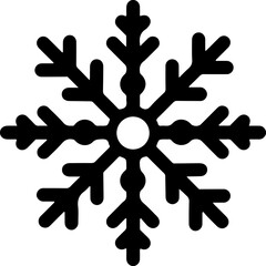 Snowflake winter clip art design on plain white transparent isolated background for card, shirt, hoodie, sweatshirt, apparel, card, tag, mug, icon, poster or badge