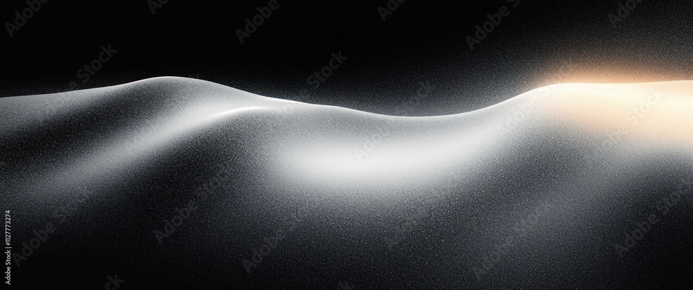 Leinwandbilder minimalist black and white abstract composition soft gradient lighting smooth transition texture dep