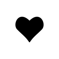 Love icon logo design. Heart sign and symbol. Like icon vector.