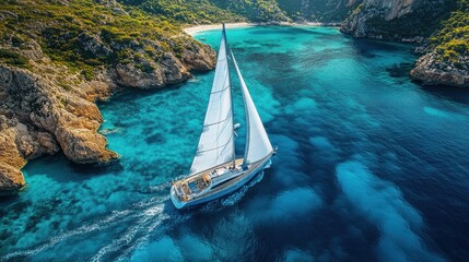 Sailing Through Turquoise Waters