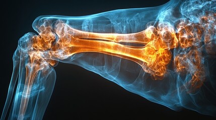 Human Knee Joint Illustration