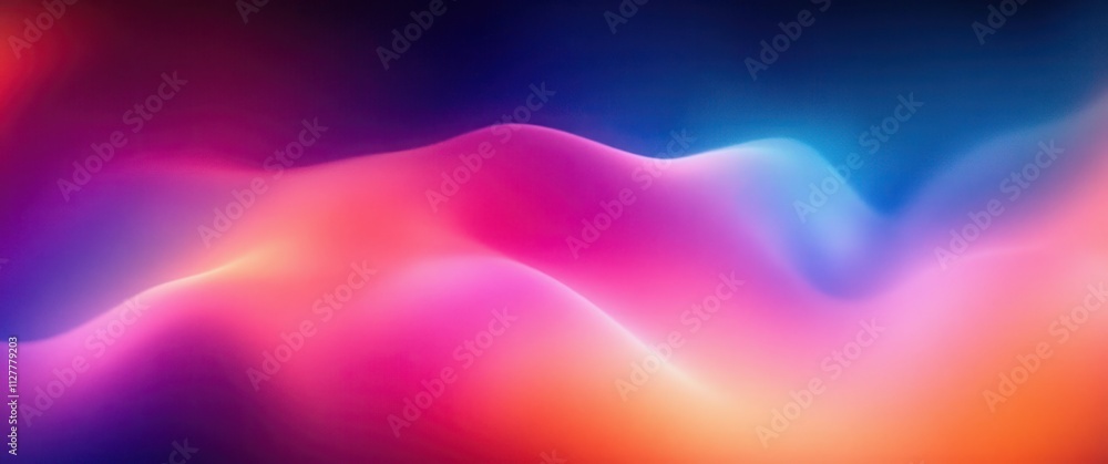 Poster abstract color gradient background with pink blue orange vibrant texture and fluid movement for web 