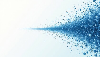 Data visualization graphic shows clusters of data points with outlier. Illustrates outlier detection concept in data sets. Abstract graphic design tech innovation. Visual representation of