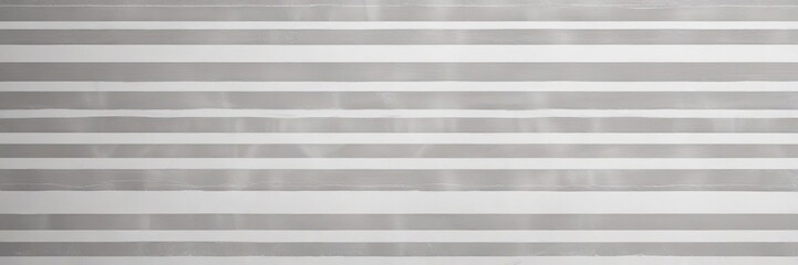 Obraz premium Elegant grey and white horizontal striped pattern, clean, smooth, texture, minimal, abstract