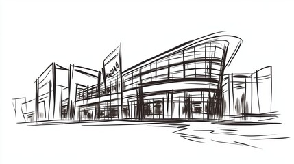 Exterior view of a store building.