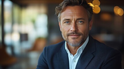 Fototapeta premium Confident Businessman Portrait