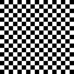 Checkerboard pattern. Black white grid. Minimal geometric layout. Simple vector background.