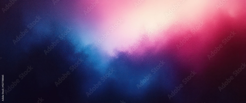 Poster abstract gradient background in blue and pink with glowing vibrant texture for dynamic design and st