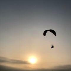 Peaceful paragliding in Daebudo