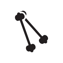 Bones icon Thin line art collection