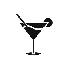 Cocktail icon Thin line art collection