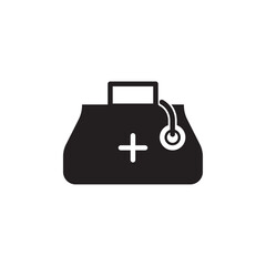 Doctor bag icon Thin line art collection