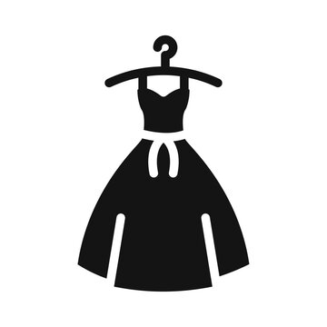 recommend clip art: Dress Icon Thin line art collection