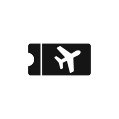 Flight tickets icon Thin line art collection