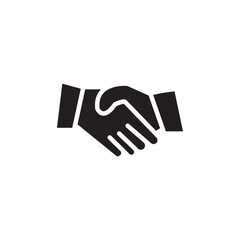 Handshake icon Thin line art collection