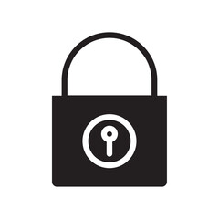 Lock icon Thin line art collection