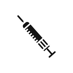 Syringe icon Thin line art collection