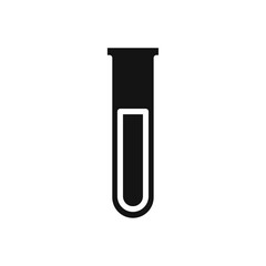 Test tube icon Thin line art collection