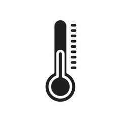 Thermometer Icon Thin line art collection