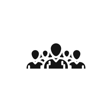 recommend clip art: Team icon Thin line art collection