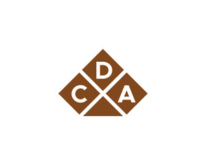 CDA logo design vector template. CDA