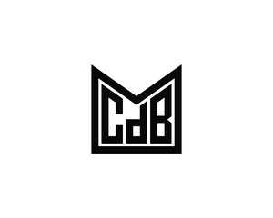 CDB logo design vector template. CDB