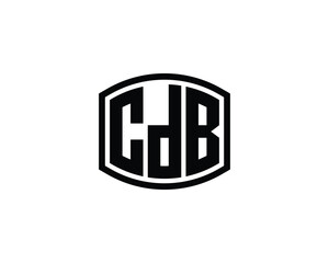 CDB logo design vector template. CDB