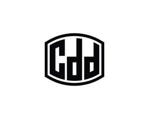 CDD logo design vector template. CDD