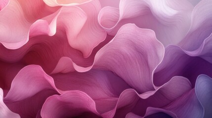 Fototapeta premium Abstract Pink and Purple Wavelike Fabric Texture