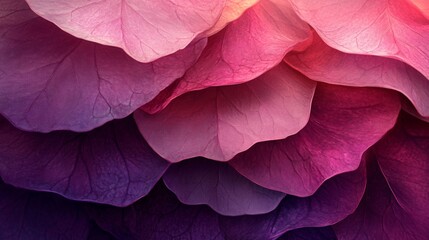 Obraz premium Layered Rose Petals in Shades of Pink and Purple