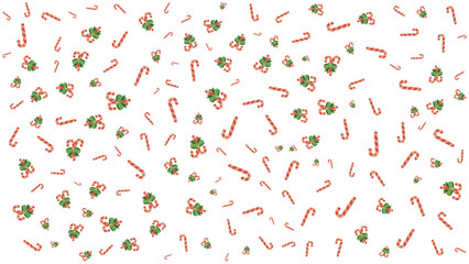 Merry Christmas Patterns Background 