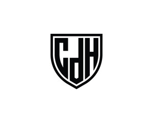 CDH logo design vector template. CDH